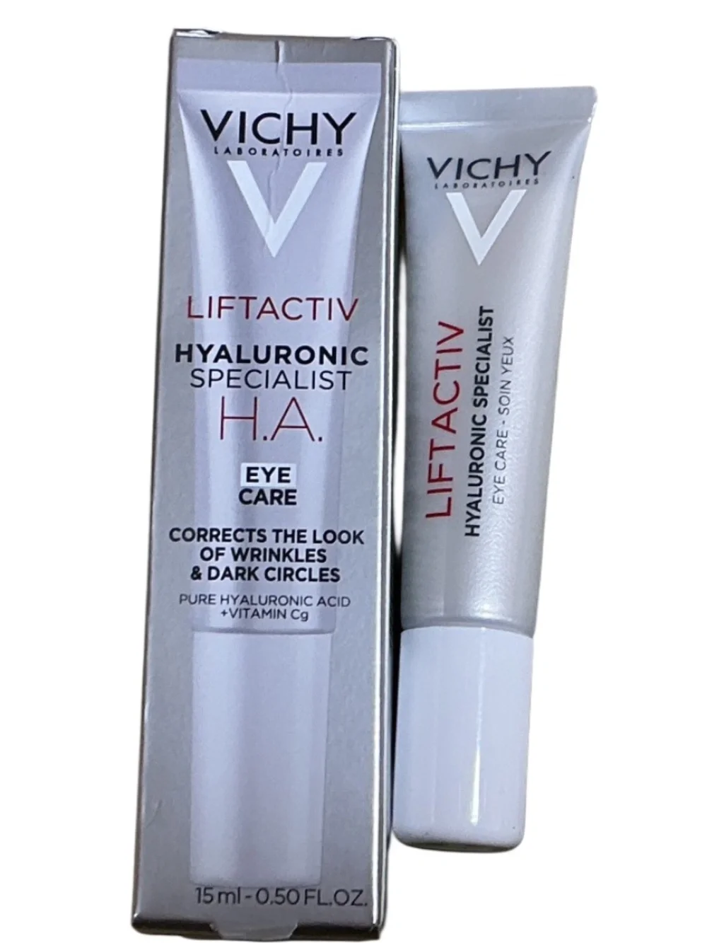 Vichy LiftActiv Hyaluronic Specialist Eye Care, Anti-aging Dark Circles, .50 oz